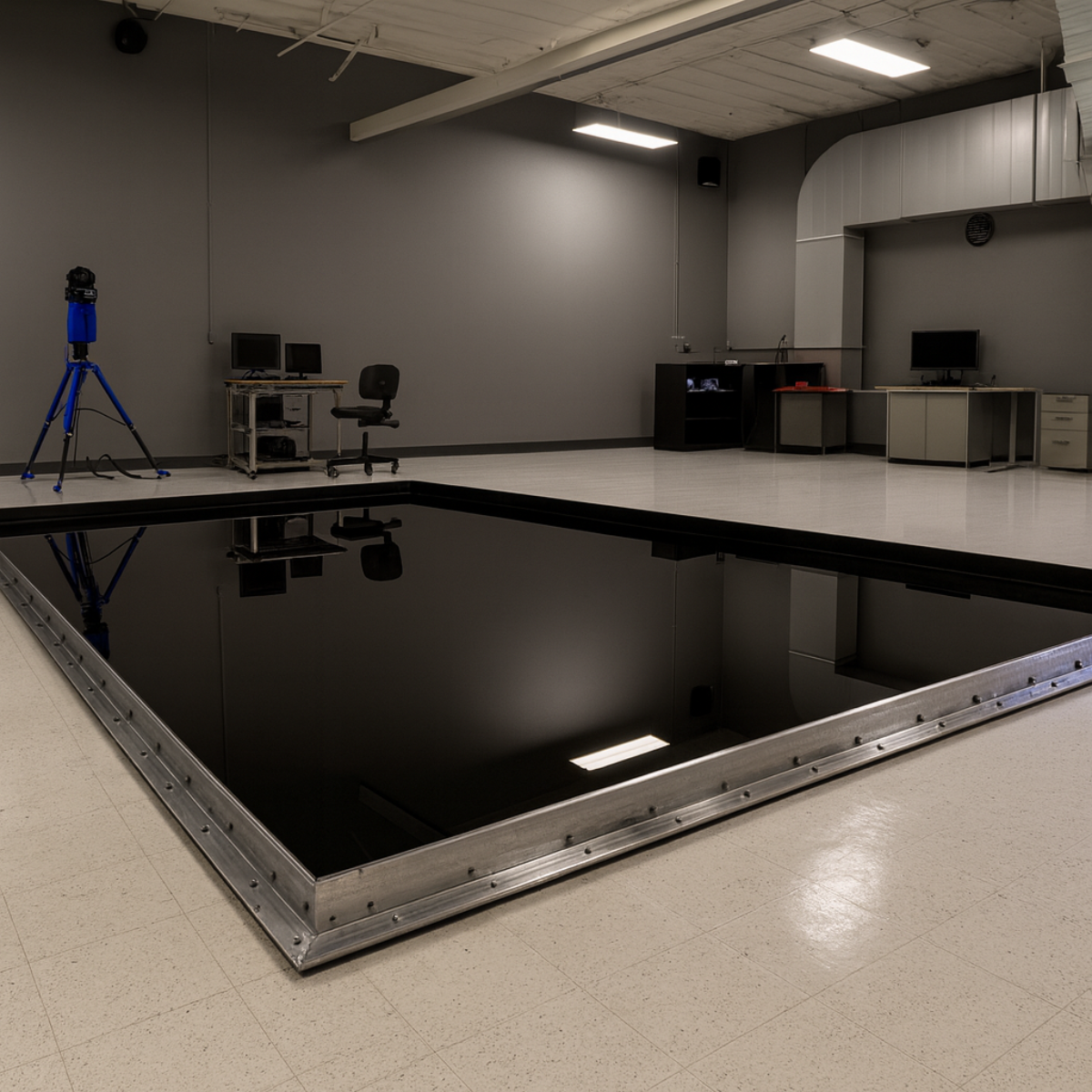 Air Bearing Floor Resin Flooring JCE Custom Resin